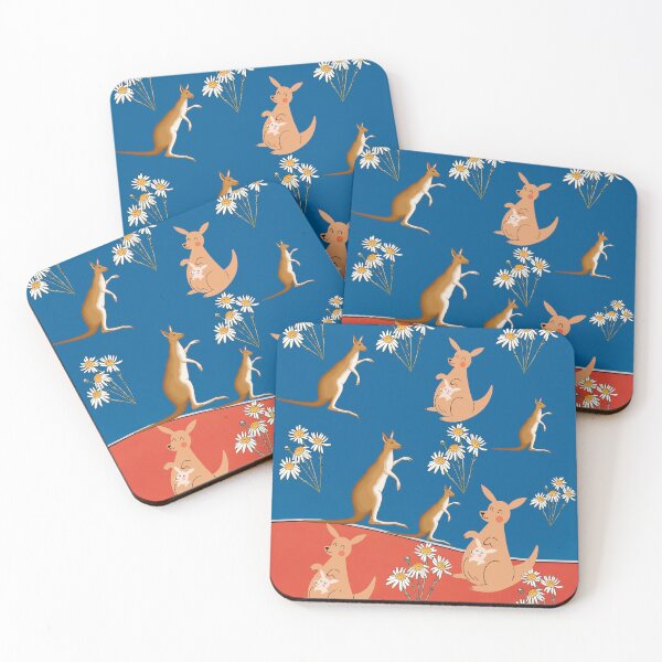 Item preview, kangaroo designed and sold by Anahit Petrosyan Art Studio & Unique Print Designs for a Gift.