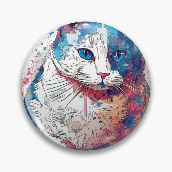 Artikelvorschau, Whiskered: Ragdoll Cat Mixed Media Art for Cat entworfen und verkauft von DooodleGod.