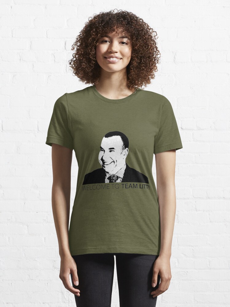 Suits Louis Litt Welcome to Team Litt Tshirt Suits Essential T-Shirt | Redbubble