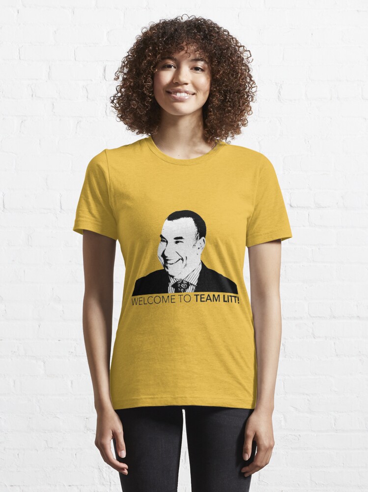 Suits Louis Litt Welcome to Team Litt Tshirt Suits Essential T-Shirt | Redbubble