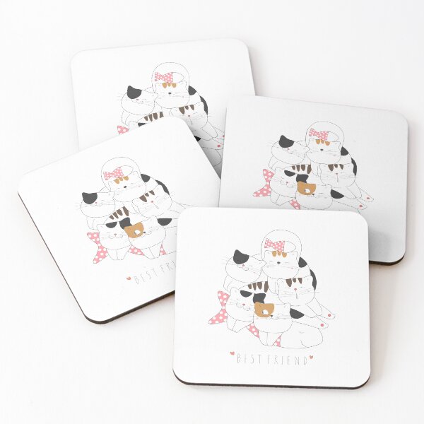 Item preview, Cute cats best friends  designed and sold by quanlh.