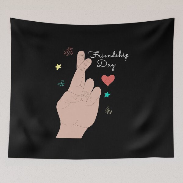 Item preview, Crossed fingers friendship designed and sold by quanlh.