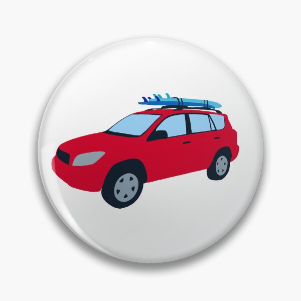 Item preview, Surfboards on Car designed and sold by Natalie Blue Design.