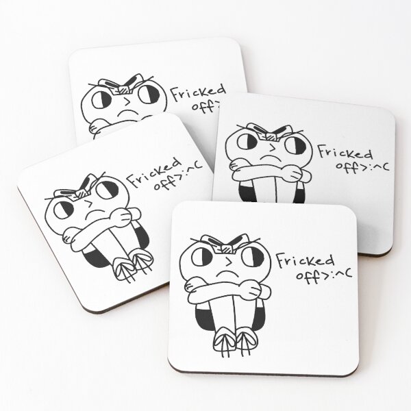 Item preview, “Fricked Off >:^(” Frogethy  designed and sold by SillySquigglies.