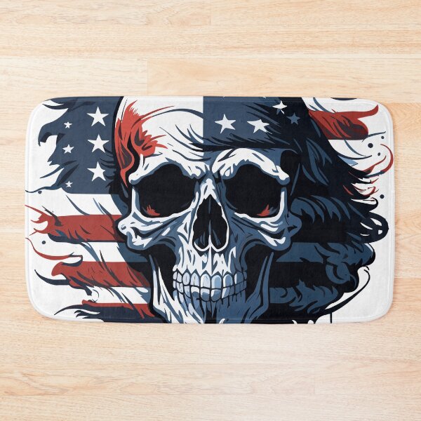 Item preview, SKULL USA 002 designed and sold by PuraBasura.