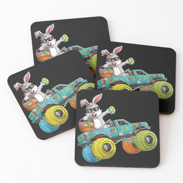 Item preview, Dabbing Bunny Happy Easter Monster Truck Lovers Kids Boys designed and sold by wehrweinwil.