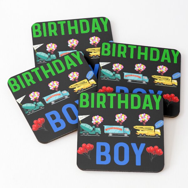 Item preview, Trucks Toddler Birthday Party Birthday Boy Mix Trucks designed and sold by farhanhafeez.