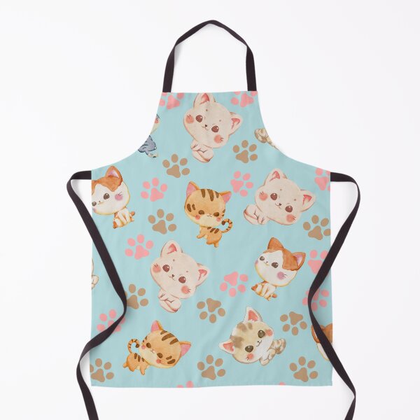 Item preview, wattercolor cats pattern designed and sold by FalconFeatherDn.