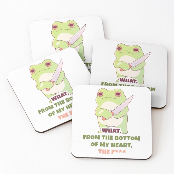 Item preview, Frog with a knife designed and sold by CrittersHub.