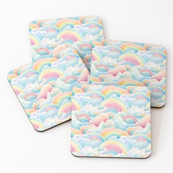 Item preview, Pastel Color Rainbow & Cloud Patterns in Watercolor designed and sold by Master Ivan.