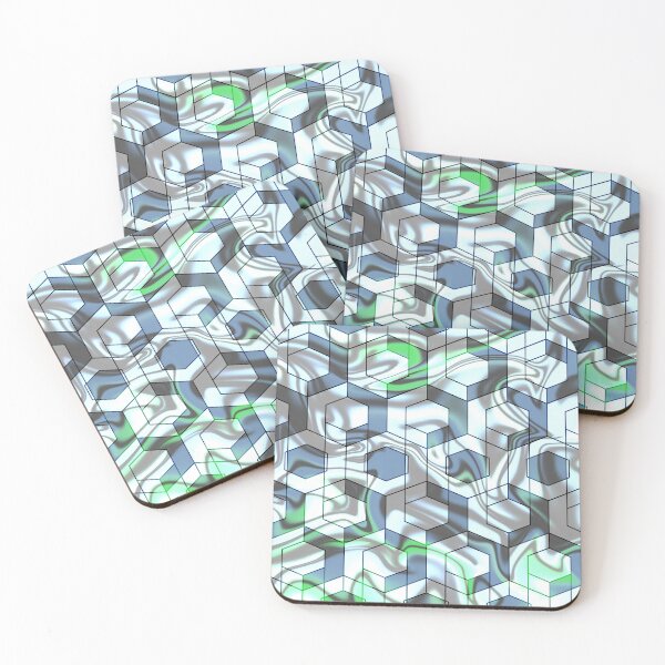 Item preview, Seamless Geometrical Hexagonal Pattern - 08 designed and sold by Studio Grafiikka.