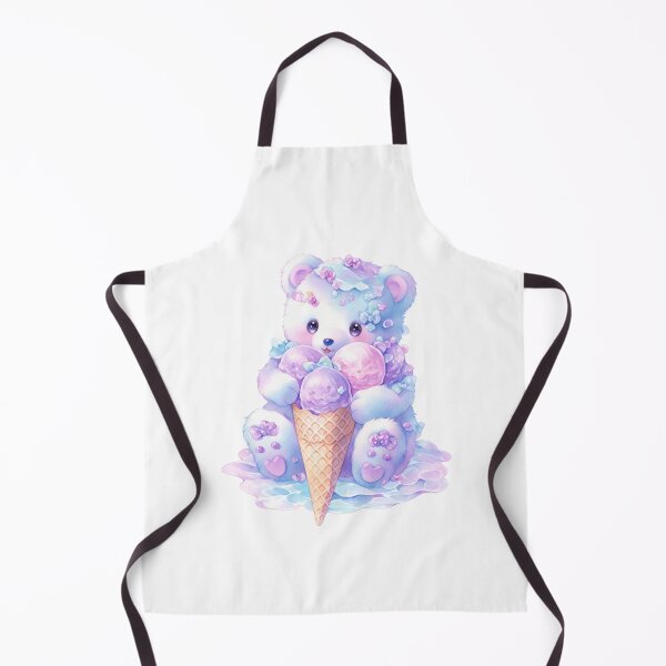 Item preview, Teddy Bear aesthetic | Cute Purple Ice Cream Bear designed and sold by aliciabutterfly.
