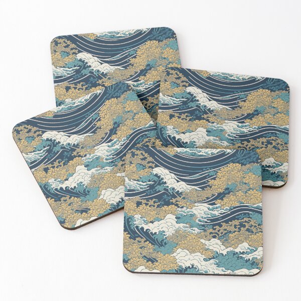 Item preview, Hokusai Waves designed and sold by BeardyD.
