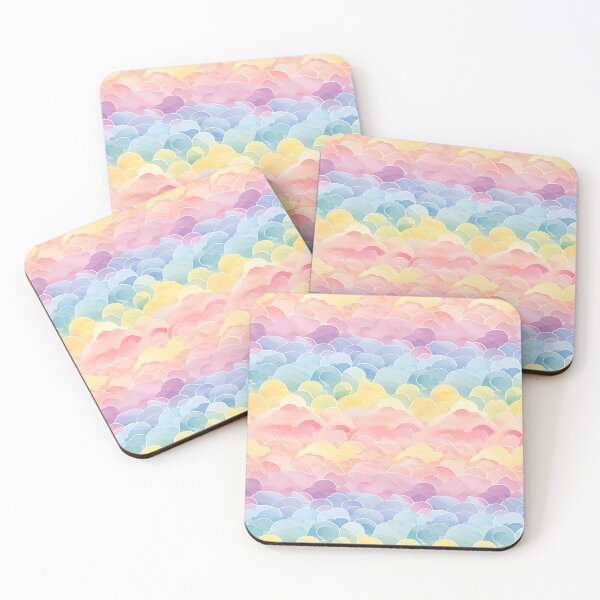 Item preview, Pastel Color Cloud Patterns in Watercolor designed and sold by Master Ivan.