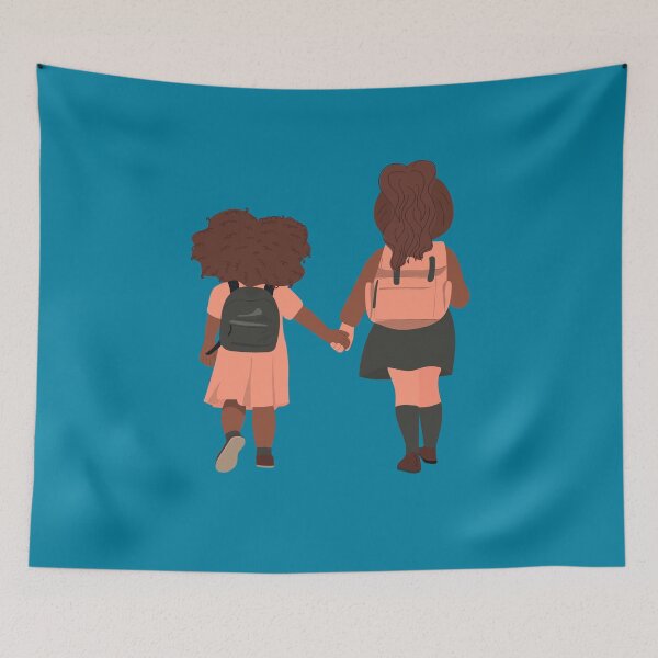 Item preview, Girls holding hands designed and sold by quanlh.