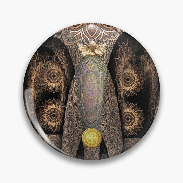 Item preview, Golden angel and miraculous medal designed and sold by ROUGHSEA.