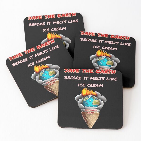 Item preview, Save the Earth before it melts like ice cream designed and sold by 4xF.