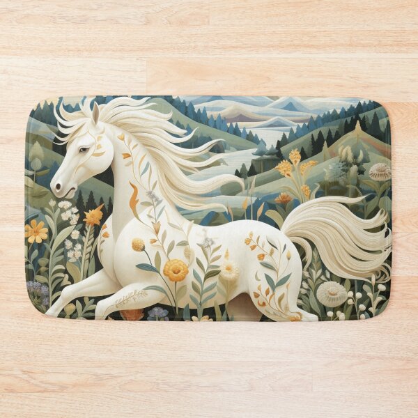 Item preview, Wonderful Horse, abstract folk art style designed and sold by SBD-Shop.