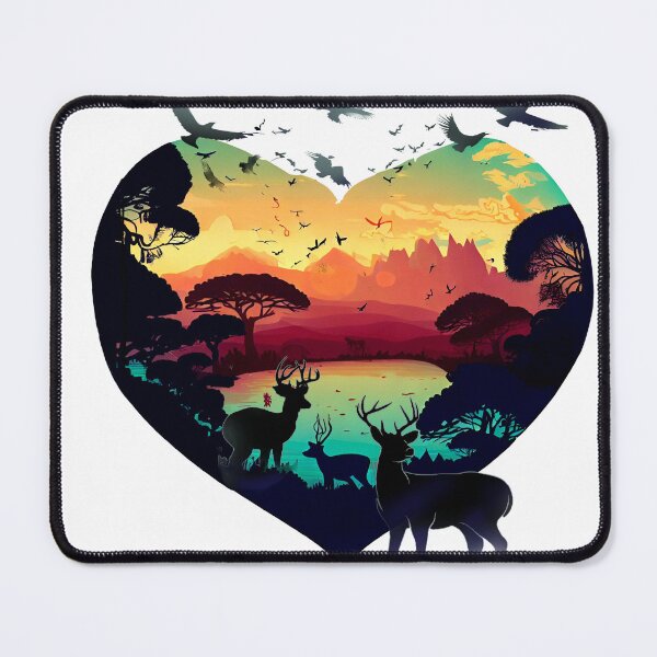 Item preview, Heart of Natural Lover Deers Naturalover designed and sold by Naturalover.