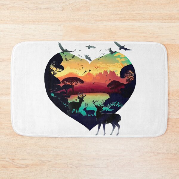 Item preview, Heart of Natural Lover Deers Naturalover designed and sold by Naturalover.