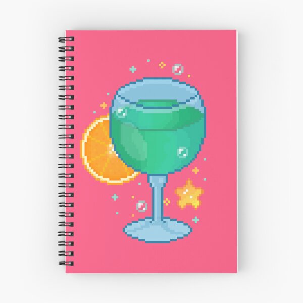 Item preview, pixel sparkling drink designed and sold by autumnalmanac.