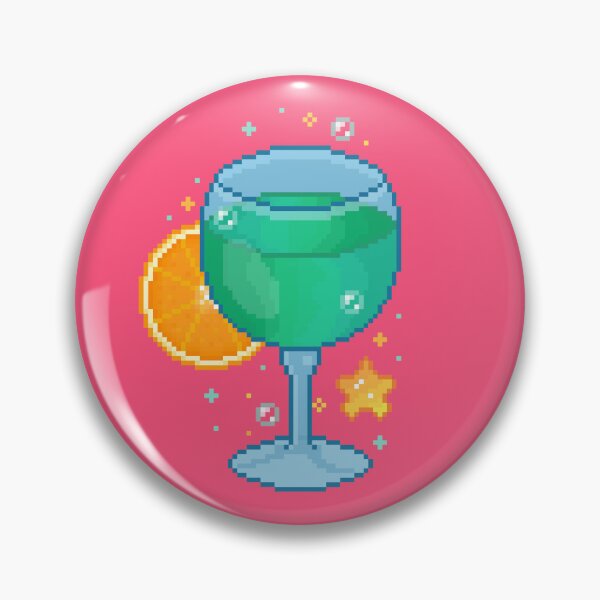 Item preview, pixel sparkling drink designed and sold by autumnalmanac.