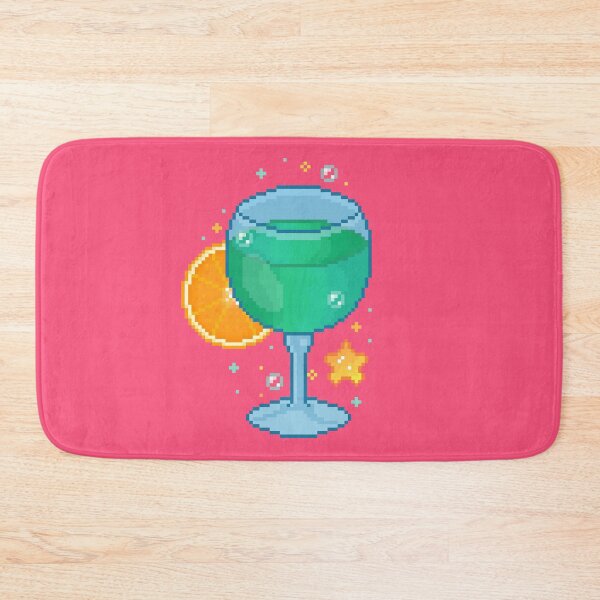 Item preview, pixel sparkling drink designed and sold by autumnalmanac.
