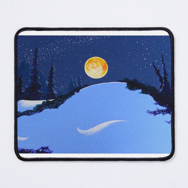 Item preview, Moon rising on new snow designed and sold by Lowelljfetzer.