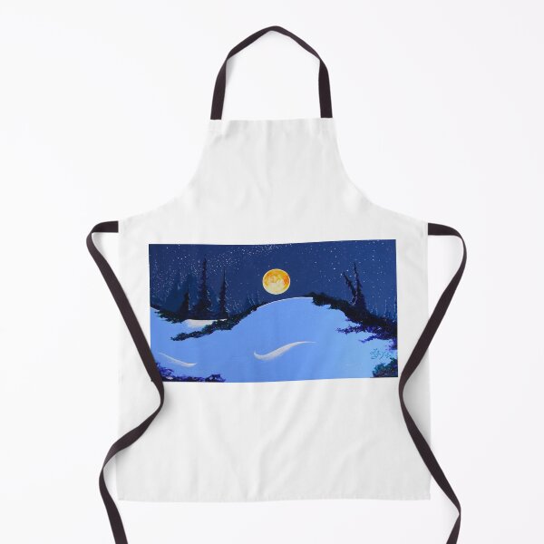 Item preview, Moon rising on new snow designed and sold by Lowelljfetzer.