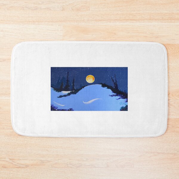 Item preview, Moon rising on new snow designed and sold by Lowelljfetzer.