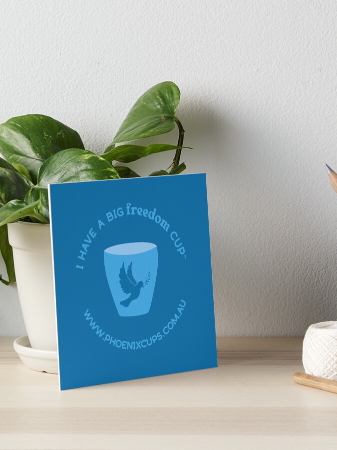Thumbnail 1 of 2, Art Board Print, Dominant Cup - Freedom designed and sold by PhoenixSupport.