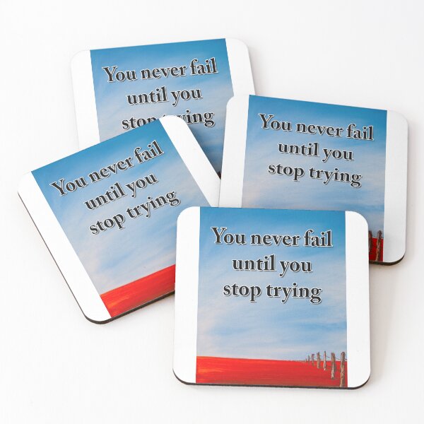 Item preview, You Never Fail Until You Stop Trying designed and sold by OCNau.