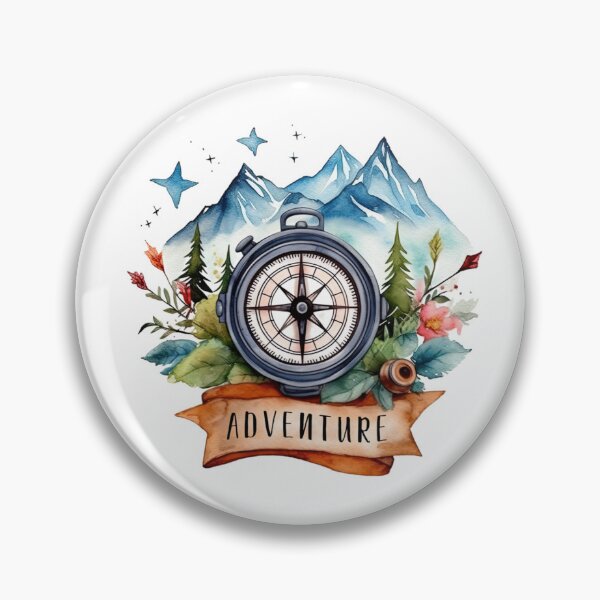 Item preview, Summer Camp Adventure Watercolor Design designed and sold by FrescoDesign.