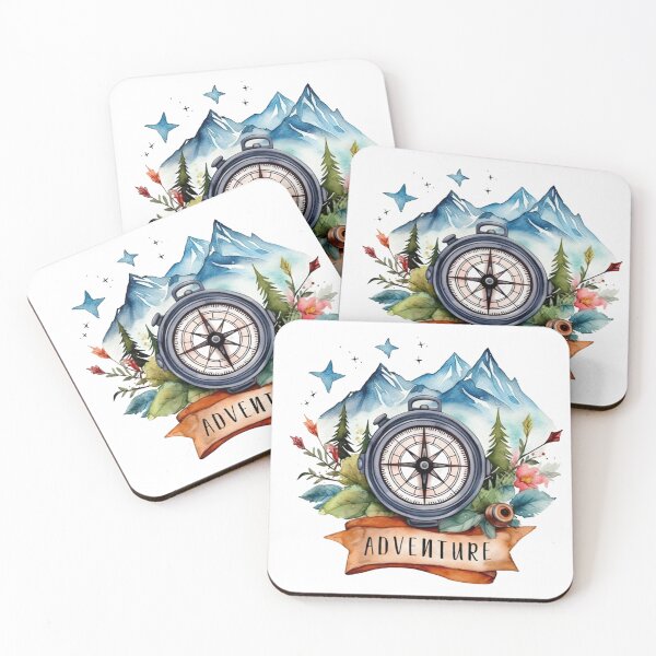 Item preview, Summer Camp Adventure Watercolor Design designed and sold by FrescoDesign.