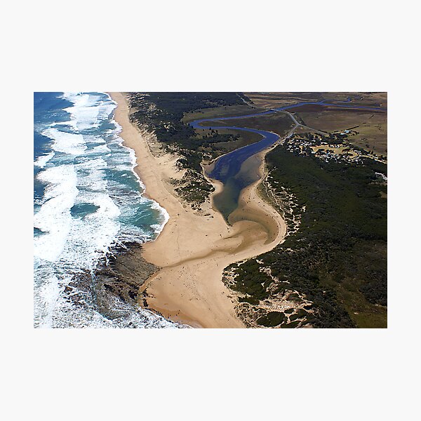 Item preview, Mouth of Powlett River designed and sold by Rosie Appleton.