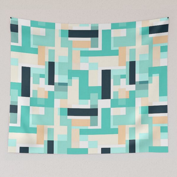 Item preview, Modern Simple Rectangular Shape cool Pattern designed and sold by treasure-vi.