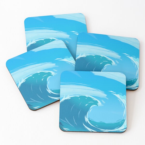 Item preview, wild magical oceans waves designed and sold by 1Aim.