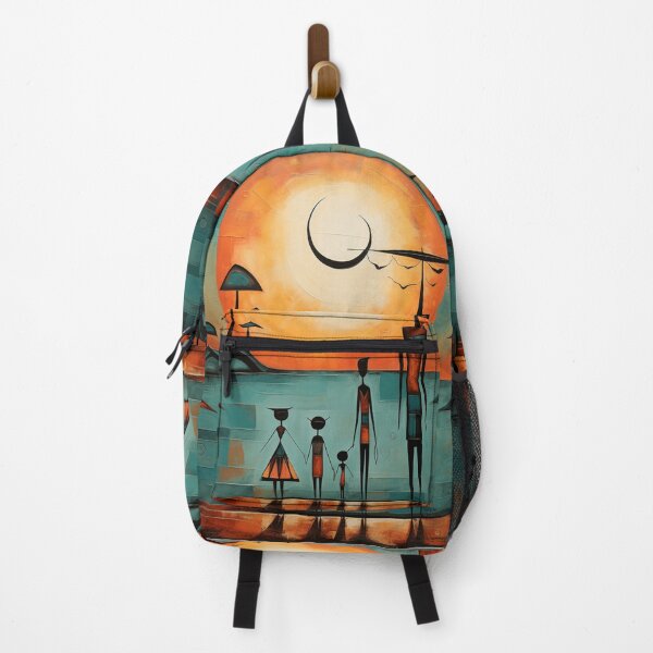Item preview, a family of tales, abstract folk art style designed and sold by SBD-Shop.