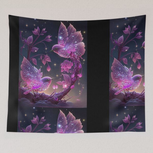 Item preview, Magical forest bird's designed and sold by JayaNayak.