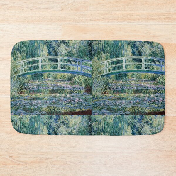 Item preview, Water Lilies and Japanese Bridge designed and sold by fleurdesignart.