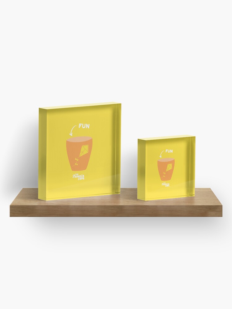 Thumbnail 4 of 5, Acrylic Block, Fun Cup - white text designed and sold by PhoenixSupport.