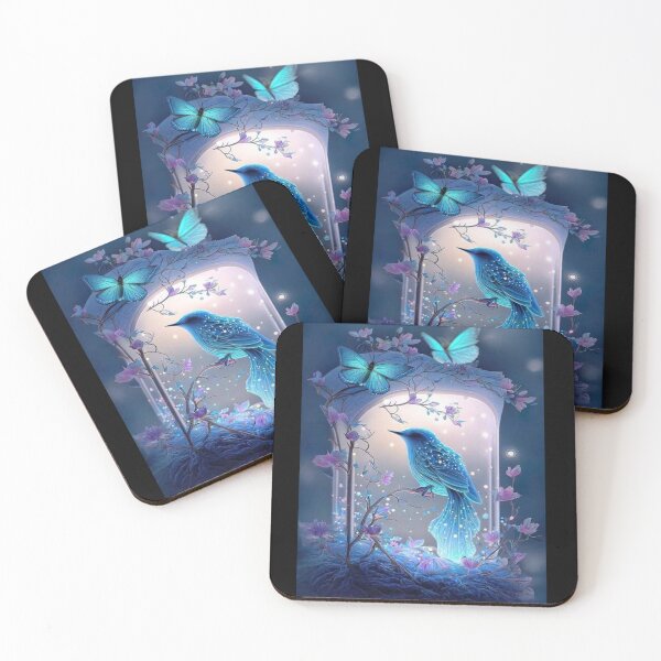 Item preview, Magical forest bird's designed and sold by JayaNayak.