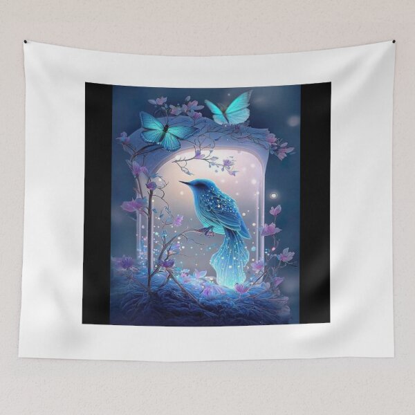 Item preview, Magical forest bird's designed and sold by JayaNayak.
