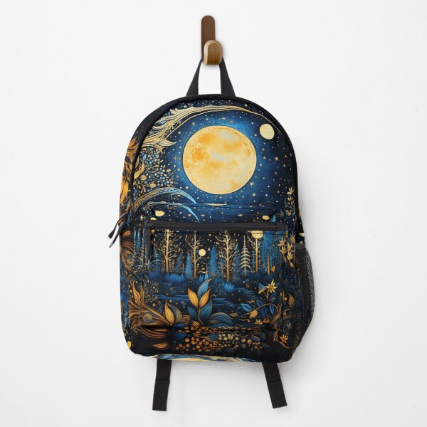 Item preview, Night of an enchanted dream, abstract folk art style designed and sold by SBD-Shop.
