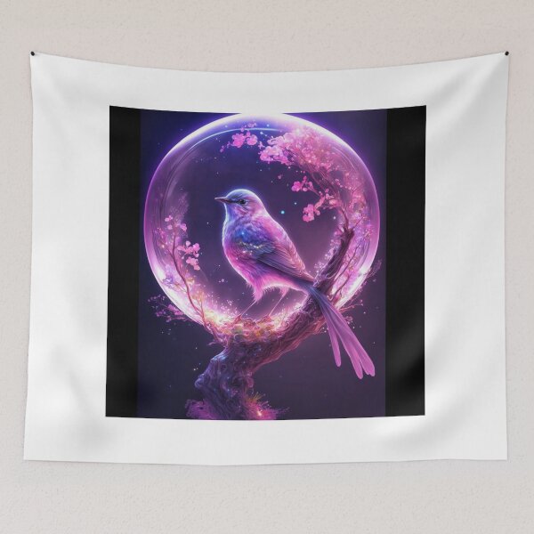 Item preview, Magical forest bird's designed and sold by JayaNayak.