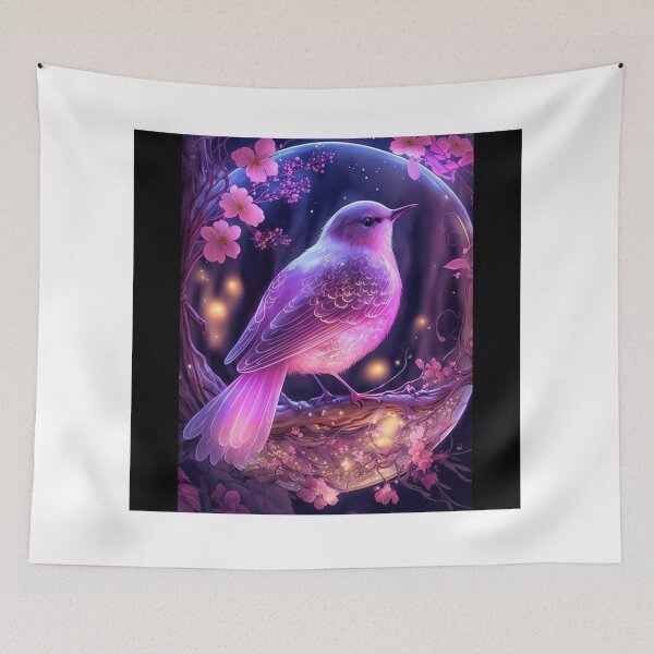 Item preview, Magical forest bird's designed and sold by JayaNayak.
