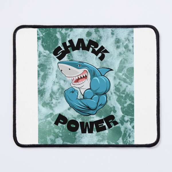 Item preview, Adult and kids Shark power print designed and sold by LHGRDesigns.