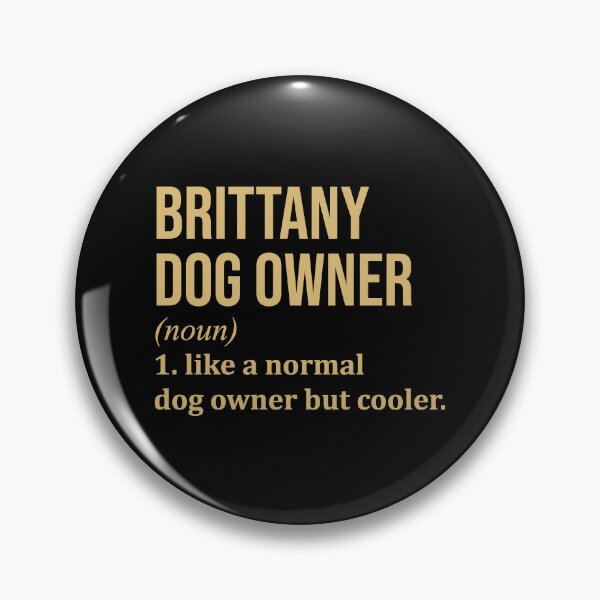 Item preview, Brittany Dog Owner Definition in Gold designed and sold by XCIV.