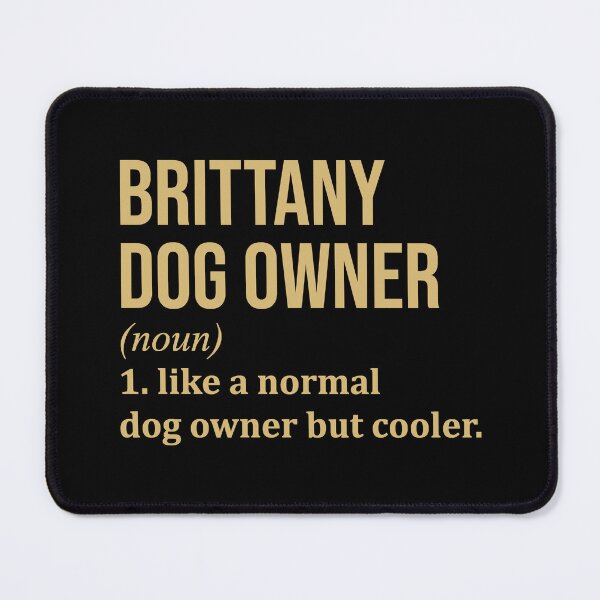 Item preview, Brittany Dog Owner Definition in Gold designed and sold by XCIV.