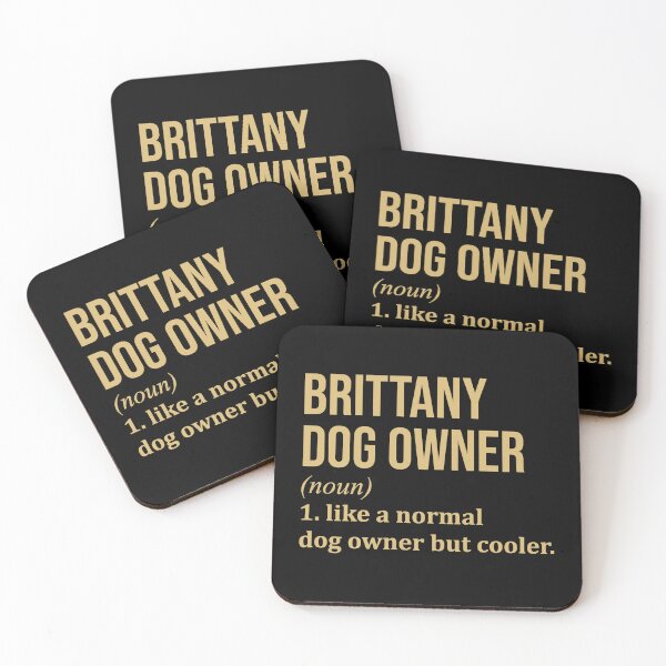 Item preview, Brittany Dog Owner Definition in Gold designed and sold by XCIV.